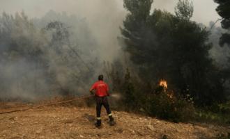 φωτιά στην Ανατολική Μάνη