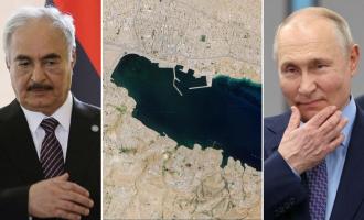 Χαφτάρ και λιβυκή ναυτική βάση και Πούτιν