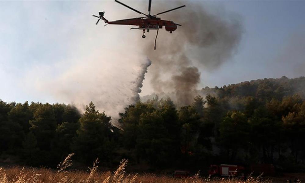 φωτιά στην Λέσβο