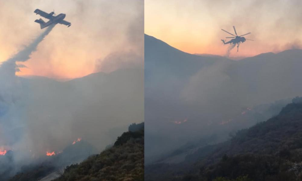 πυρκαγιά στη Κεφαλονιά 