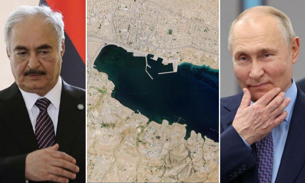 Χαφτάρ και λιβυκή ναυτική βάση και Πούτιν